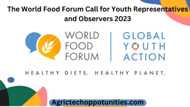 The World Food Forum Call for Youth Representatives and Observers 2023 - Apply Now