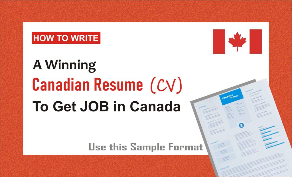 resume format 2023 canada