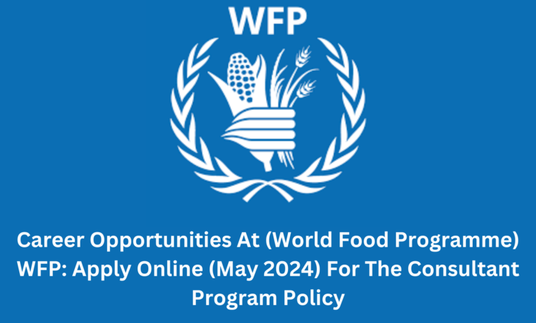 Career Opportunities At (World Food Programme) WFP: Apply Online (May ...